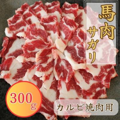 ふるさと納税 あさぎり町 馬肉サガリ カルビ焼肉用(ヒモ肉)300g(あさぎり町)