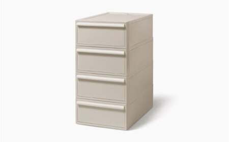 クローゼットシステム 引出しタイプS　4個組　CS-D1 4P (5色からお好きなカラーが選べる) ／ ベージュ  収納 ライクイット like-it 奈良県 葛城市【like099-3】