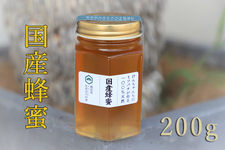 けんちゃんちのはちみつ（200g）小《30日以内に出荷予定（土日祝除く）》| ふるさと納税 はちみつ ハチミツ 蜂蜜 国産蜂蜜 天然蜜蜂 徳島県 佐那河内村 送料無料