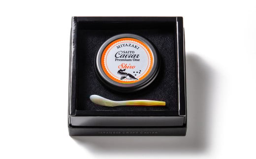 SAITO CAVIAR PREMIUM ONE SHIRO 20g＜5.5-7＞キャビア 西都市オリジナル