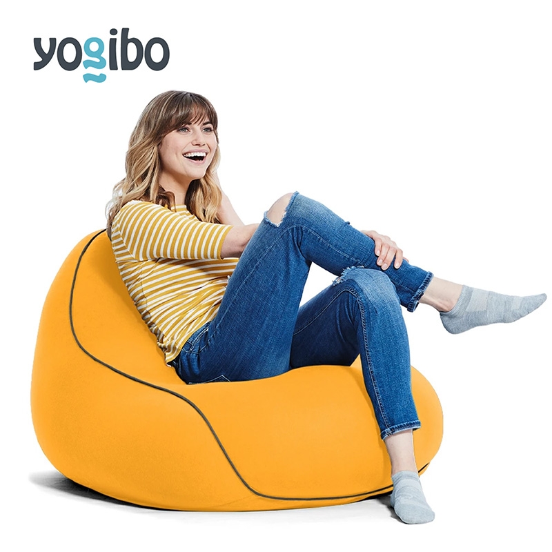 
                  ビーズクッション ヨギボー ラウンジャー アンバーゴールド Yogibo Lounger 1人掛け 背もたれ ローソファ パーソナルチェア 洗えるカバー 一人暮らし インテリア ギフト プレゼント おしゃれ おすすめ 結婚祝い [№5385-1372]
                