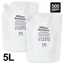 【ふるさと納税】次亜塩素酸 バイバイ菌5L（2.5Lパウチ×2袋） / 除菌 殺菌 感染予防 環境に優しい 消臭 無刺激 安全 ウイルス カビ除去 花粉 5リットル 送料無料 [A-113001]