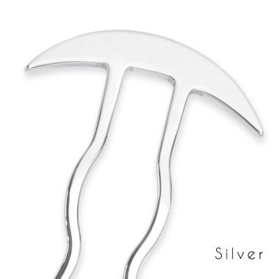 ふるさと納税 静岡市 【女性のアイデア×職人技】ステンレス製かんざし「Arc Liner / Silver」