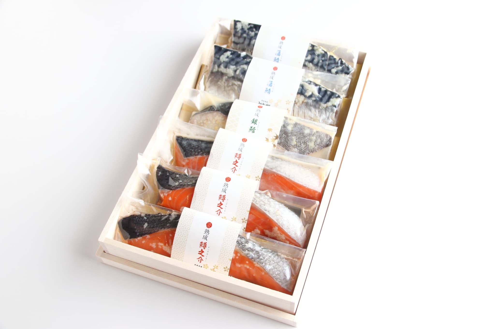 
[25-31] 神楽饗 低温熟成のお魚2種【木曽川】 六枚 骨なし
