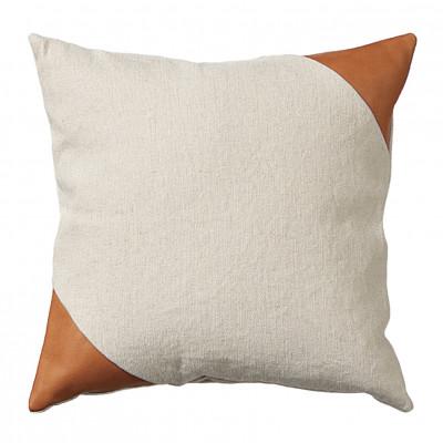 ふるさと納税 富田林市 Combination Cushion Triangle アイボリー×キャメル【SWOF】 |  | 01