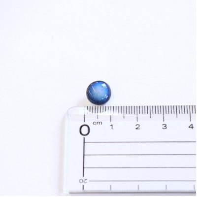 ふるさと納税 瑞浪市 【美濃焼】青むらタイルイヤリング(直径10mm) |  | 03