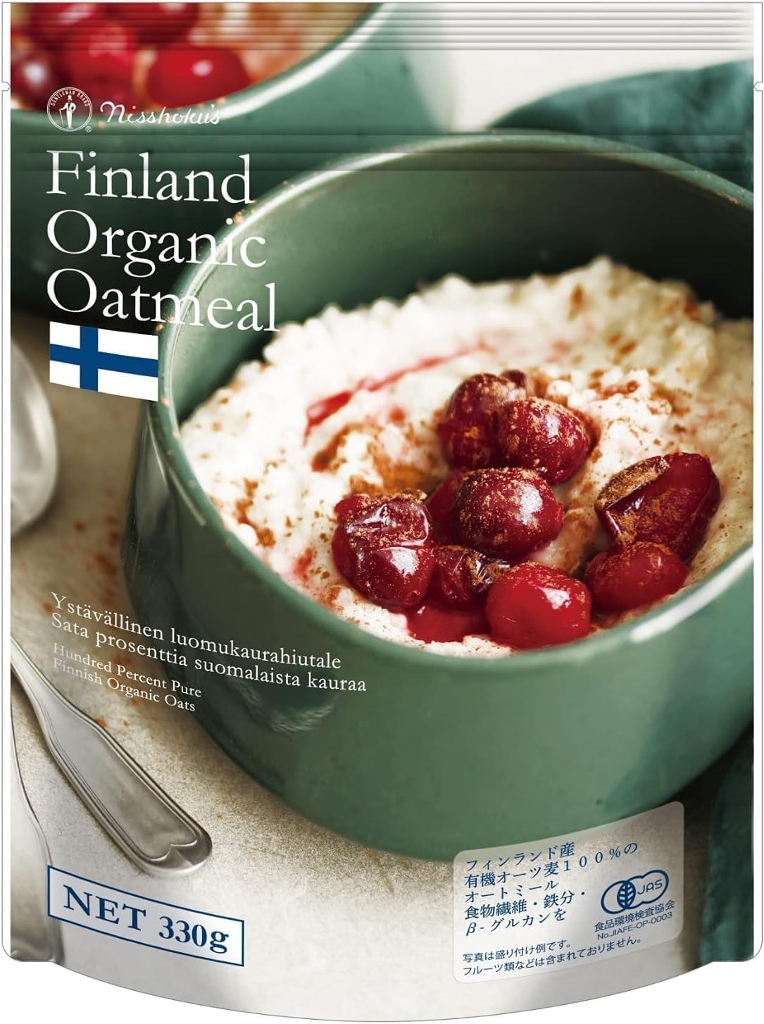 
            A20　フィンランド産　オーガニックオートミール「無添加 オーガニック インスタントタイプ」330g×12袋
          