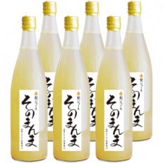 飲む梨!! 信州産　高級南水梨100%そのまんまジュース6本入　高い糖度の南水梨を使用