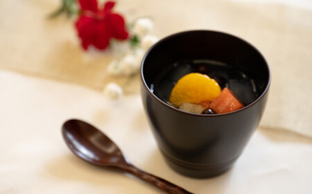 漆こっぷ -咲- 溜  ＜ゆうび＞ ／ 漆塗り 食器 コップ 漆器 カップ グラス ミニコップ 和食器 木製 漆製品 器 うつわ デザートカップ プレゼント ギフト 贈り物 誕生日 自宅用 家庭用 普