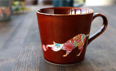 【美濃焼】 温度で変化する器  温感  ネコ マグカップ 2個『まりと猫』 【丸モ高木陶器】 食器 ペア マグ カップ コーヒーカップ おしゃれ SDGs セット 焼物 動物 アニマル 猫 ねこ かわ