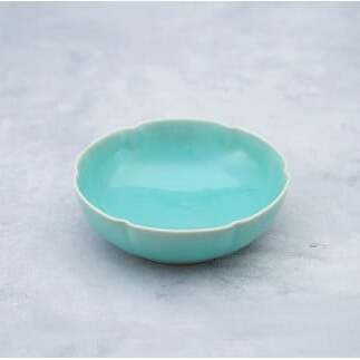 有田焼 翡翠輪花深皿 15.8cm 【 茂正工房 】梶原大敬 陶器 和食器 青磁 手作り 作家もの 食器 A15-308_イメージ2