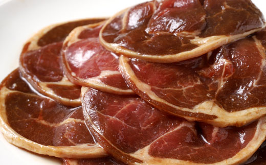 真心お肉屋さんのうめぇ～ジンギスカン ひつじの誘惑 味付ラム肉（ロール）300g×3 ふるさと納税 肉 F4F-0723