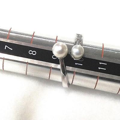 ふるさと納税 伊勢市 リング・ツイン(淡水本真珠・ボタン)SV製　1922 |  | 03