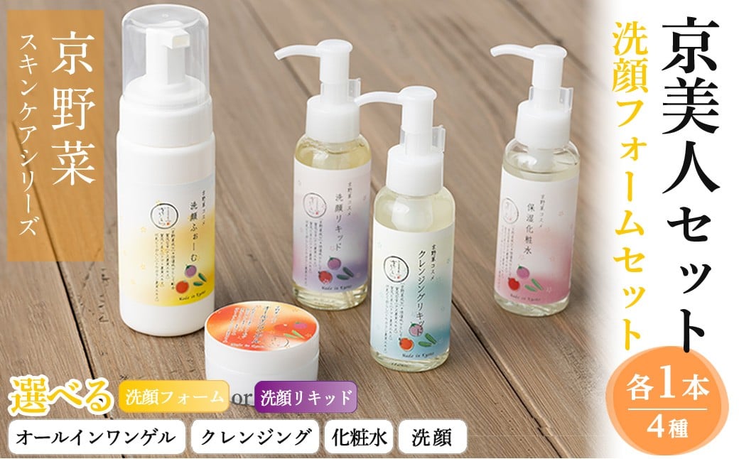 
            ＜選べる＞京野菜スキンケアシリーズ 京美人セット【uj-AK005】【ロジック】
          