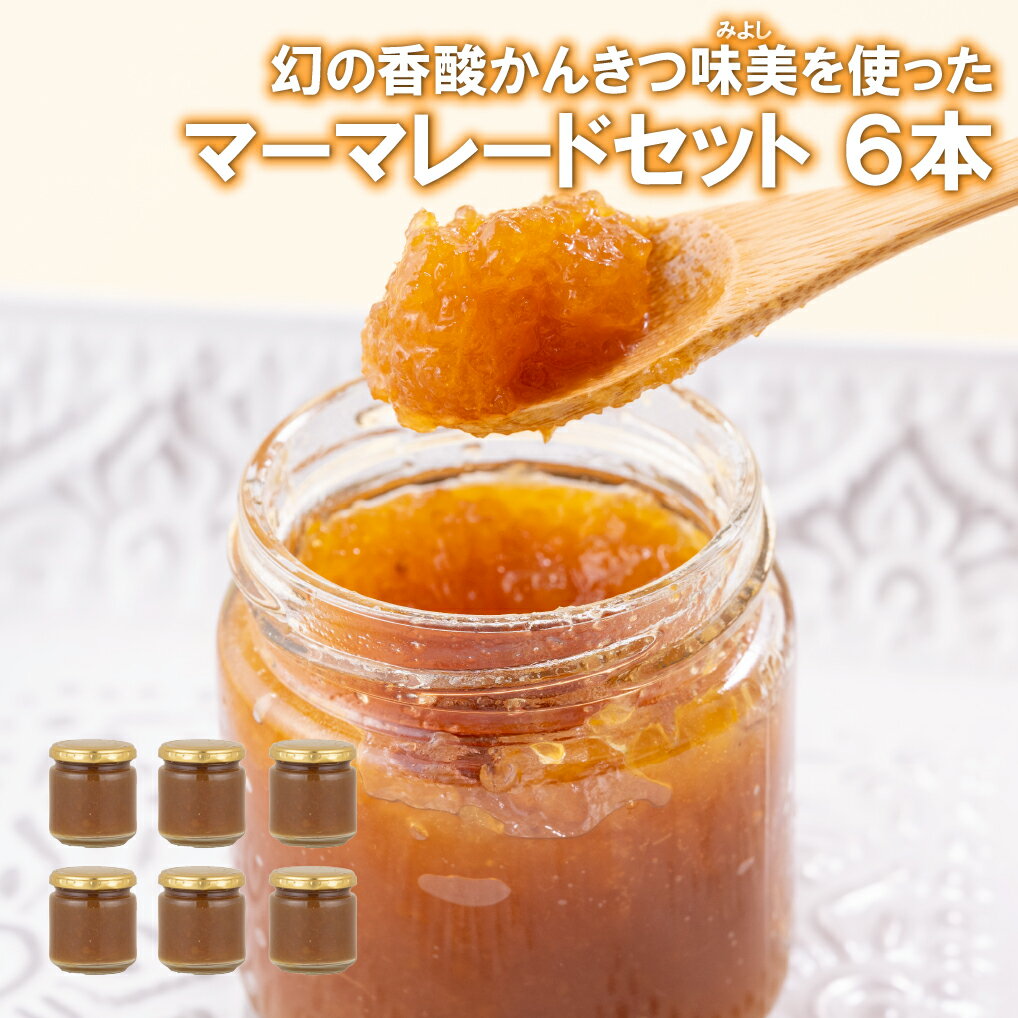 【ふるさと納税】 【 国産 】 和 レモン マーマレード 6個 セット 幻の柑橘 和レモン 「 味美 」 ジャム 紅茶 スイーツ 三好園 長崎県 佐世保市