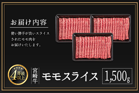 モモ スライス 1.5kg 赤身 肉 4等級 D139-2510-90