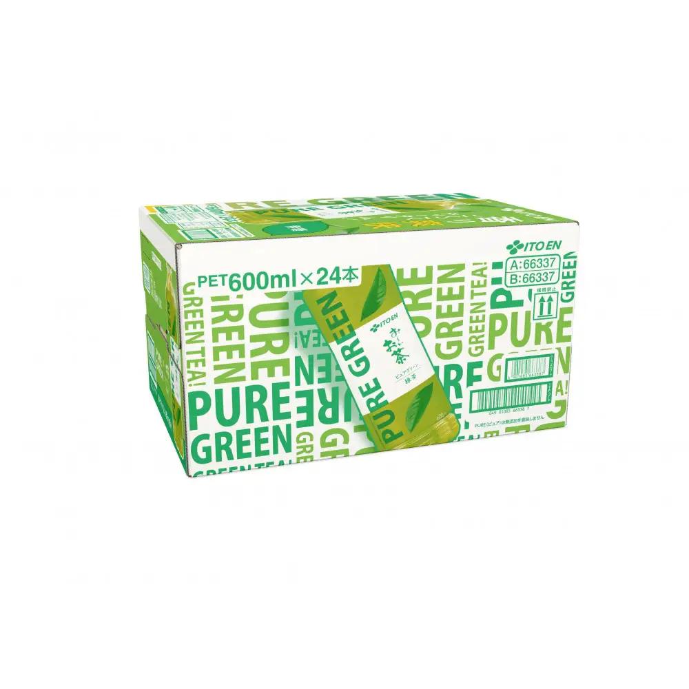 【生活応援寄付額】お～いお茶 PURE GUREEN 緑茶 600ml×48本セット［おーいお茶 ピュア グリーン ペットボトル ケース 箱 伊藤園 静岡茶］