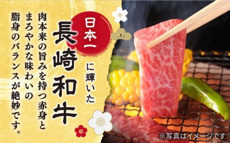 【訳あり】【6回定期便】【希少部位】長崎和牛 イチボ 焼肉用 約500g 赤身 ＜スーパーウエスト＞[CAG271]