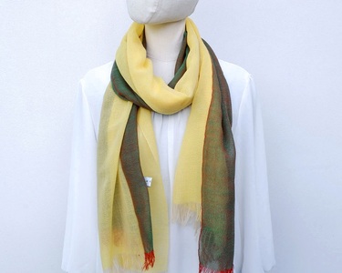 ストール　富士桜工房　KASANE（女郎花）