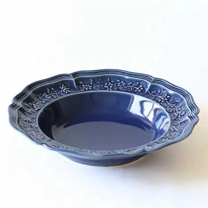 【波佐見焼】ombre de fleur ブーケボウル アズール 2枚セット 食器 皿【翔芳窯】[FE358]