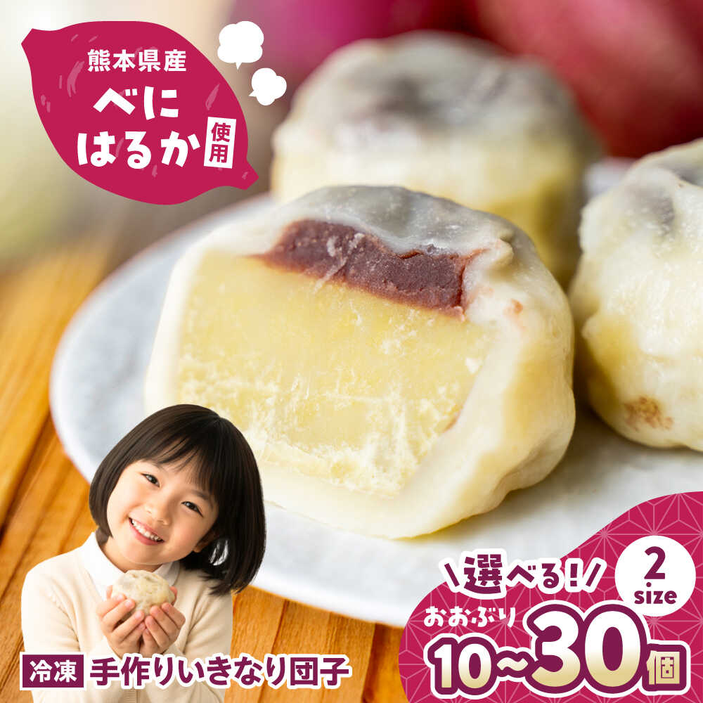 【ふるさと納税】《選べるサイズと個数》 いきなり団子 （普通約100g/大きめ約150g × 10/20/30個入） 和菓子 芋 あんこ スイーツ 郷土菓子 冷凍【粋也庵】[AYCE013]