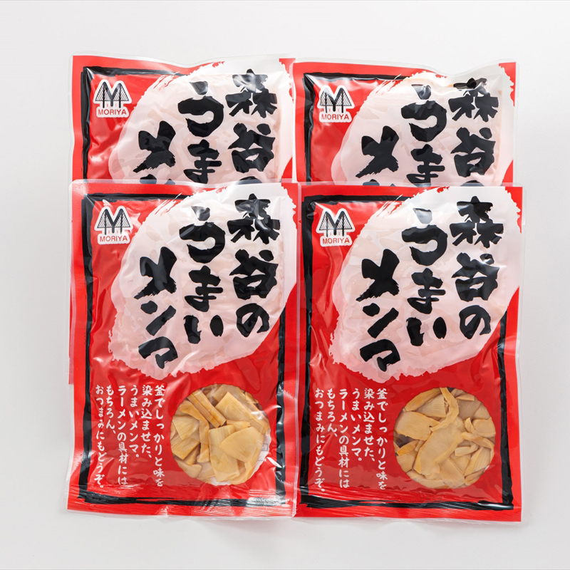 【定期便12ヶ月】森谷のめんま 200g×4個｜ラーメン つけめん おつまみ にもぴったり 北海道 釧路町_イメージ5