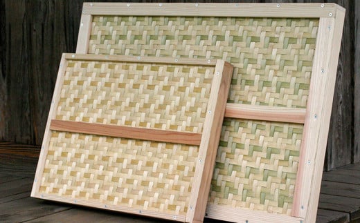 えびら(竹編み平かご) 大 竹ざる 梅干しざる 干し野菜 TT097