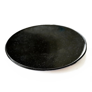 【on-dish】天然御影石のお皿 プレート round plate Impala Blue 直径24cm｜プレート