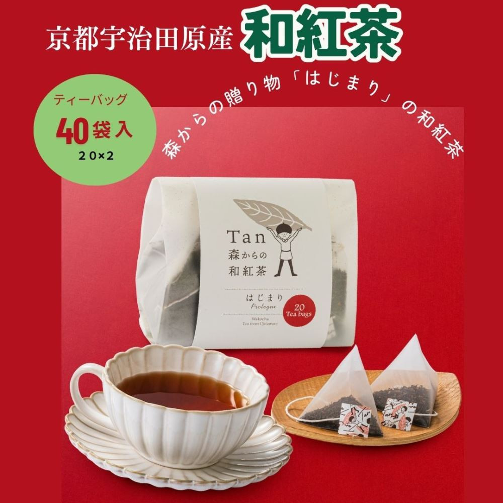 
                  森からの和紅茶　はじまり（20袋入）2個組〈紅茶 お茶 茶 茶葉 和紅茶  飲料〉S1121
                