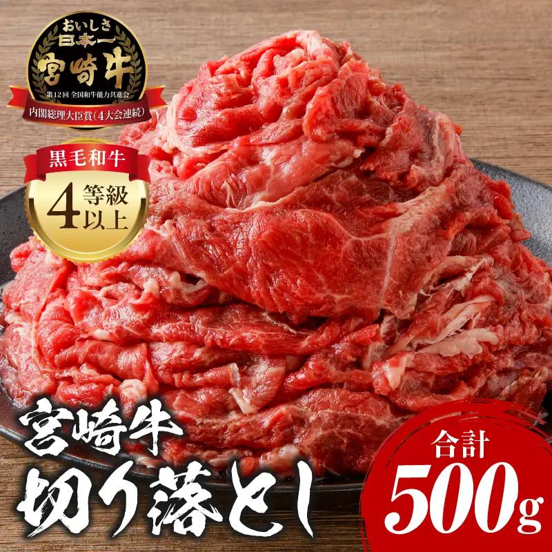 牛肉 切り落とし 牛肉[宮崎牛 500g]