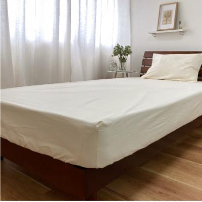 ふるさと納税 和泉市 【シングル】和泉木綿ピュアコットンボックスシーツ(100×200×30cm)キナリ　PUBX-S |  | 03