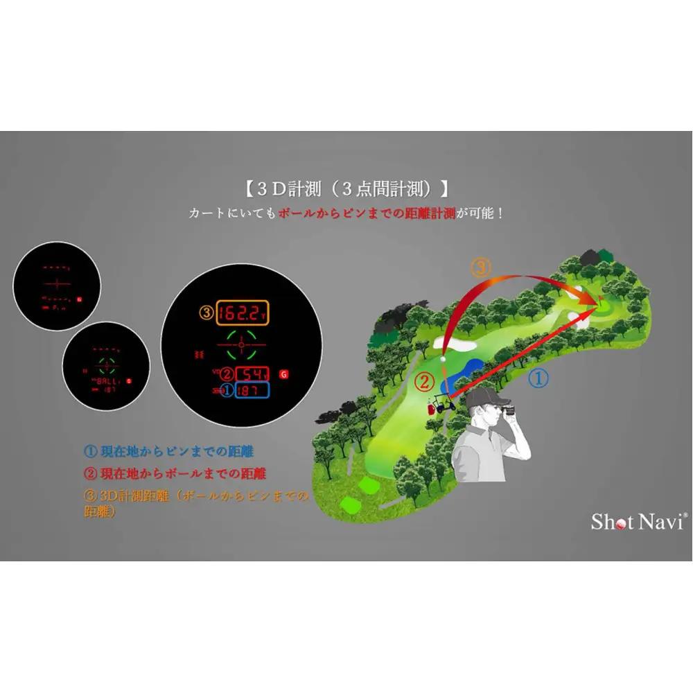 ショットナビ GR Leo PRO（カーボングレー） ゴルフ距離計