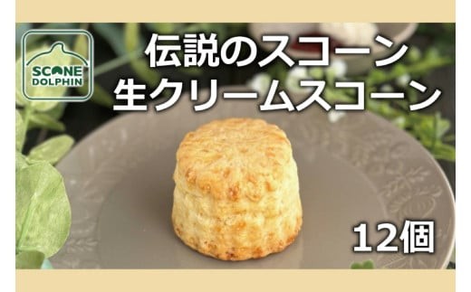 伝説 生クリームスコーン 12個【人気 看板商品 しっとり 冷凍 冷凍スコーン 本場 イギリス 焼き菓子 スイーツ 水戸市 水戸 茨城県】（AR-12）