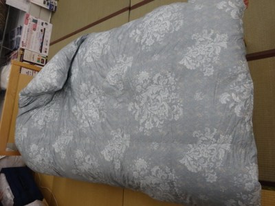 明治 6年創業　ワタセの最高品質羽毛ふとん（ブルー）（ポーランド・ホワイトマザーグースダウン　95%）【CW52T】