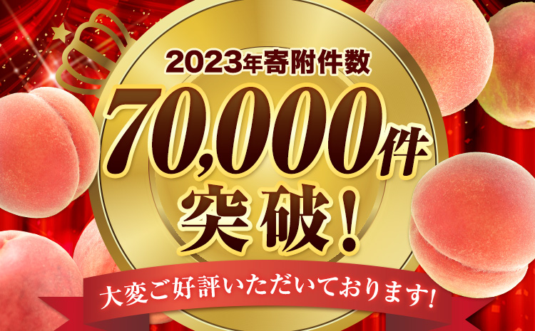 【JALふるさと納税限定規格】桃 大玉 もも 紀の里の桃 6玉入り 約2kg 《2025年6月中旬-8月中旬頃出荷》 和歌山県産 送料無料 旬の桃を厳選  あかつき モモ 果物 フルーツ お取り寄せ 