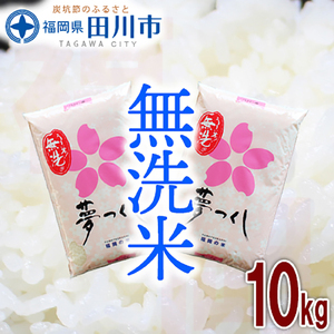 無洗米 福岡県産夢つくし 無洗米 10kg 無洗米