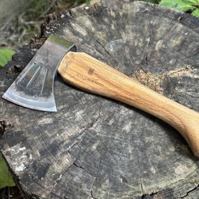 ふるさと納税 三条市 ハンドアックス 300mm 革製シース(黒)付 薪割り 握斧 キャンプ用品 【044S032】 |  | 01