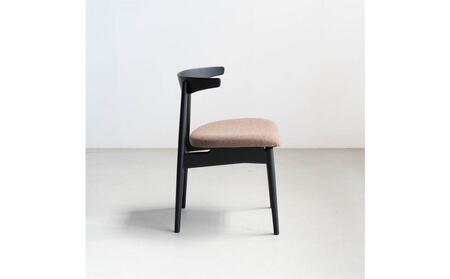 ダイニングチェア MEZZO ブラック 無垢材 大川市 辻製作所