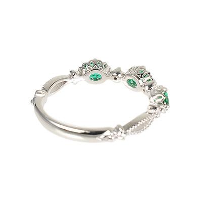 ふるさと納税 京都市 【京セラ】クレサンベール〈エメラルド・天然ダイヤモンド〉リング【5月誕生石】(ジュエリー) |  | 03