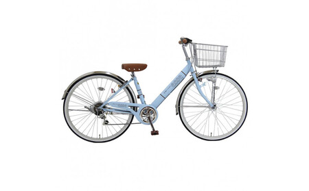 完成品でお届け! 子供用自転車 esse 24インチ シマノ6段変速 オートライト 子供 自転車 【マカロンブルー】小学生 シンプル 低床フレーム 安全基準BAA適合車 エッセ 大阪府 堺市 完全組立