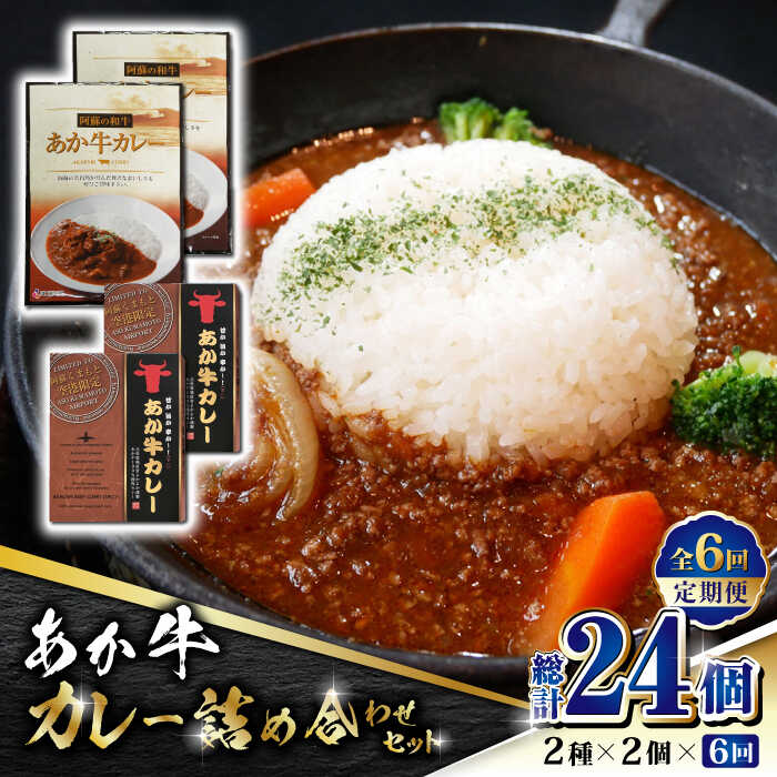 【ふるさと納税】【全6回定期便】あか牛 カレー 詰め合わせ セット【有限会社 三協畜産】[ZEB080]