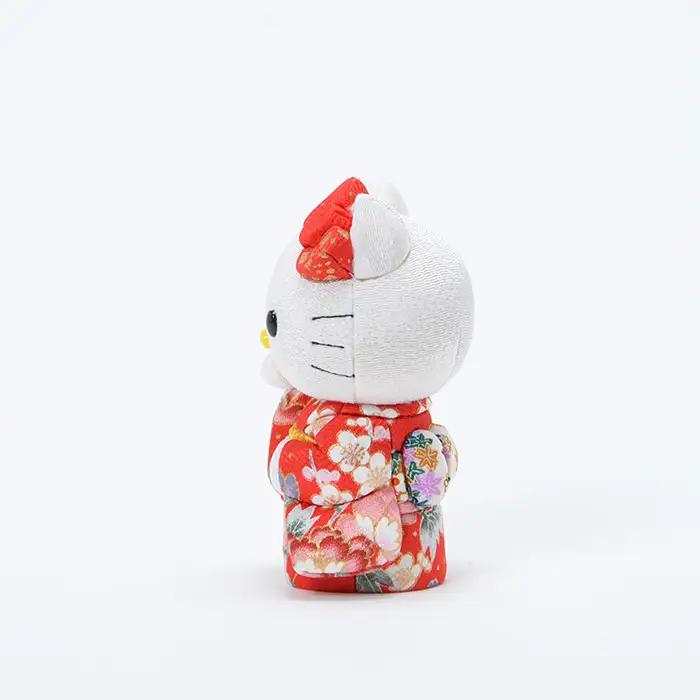 木目込人形（ハローキティ） | サンリオ 人気 キャラクター かわいらしさ 上品 飾り物 置物 開運招福 千客万来 商売繁盛 縁起 縁起の良いお品 ギフト贈り物 プレゼント 埼玉県 越谷市
