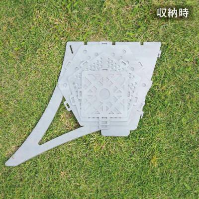 ふるさと納税 太田市 組み合わせかたは3通り!サイズ調節可能なステンレス製コンパクト収納焚き火台【聖なる灯】 |  | 03