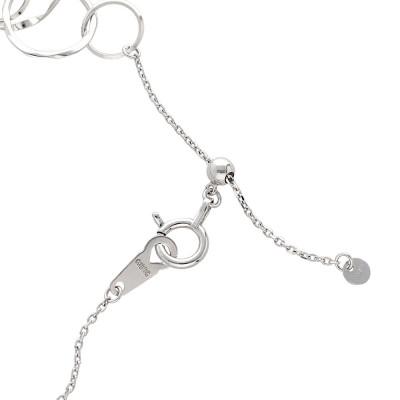 ふるさと納税 魚津市 K18WG バブルデザインチェーンブレスレット |  | 02