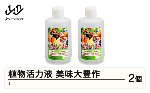 
植物活力液 美味大豊作 GT-S 2L(1L×2個) 肥料 園芸 野菜 花 作物 F21A-422
