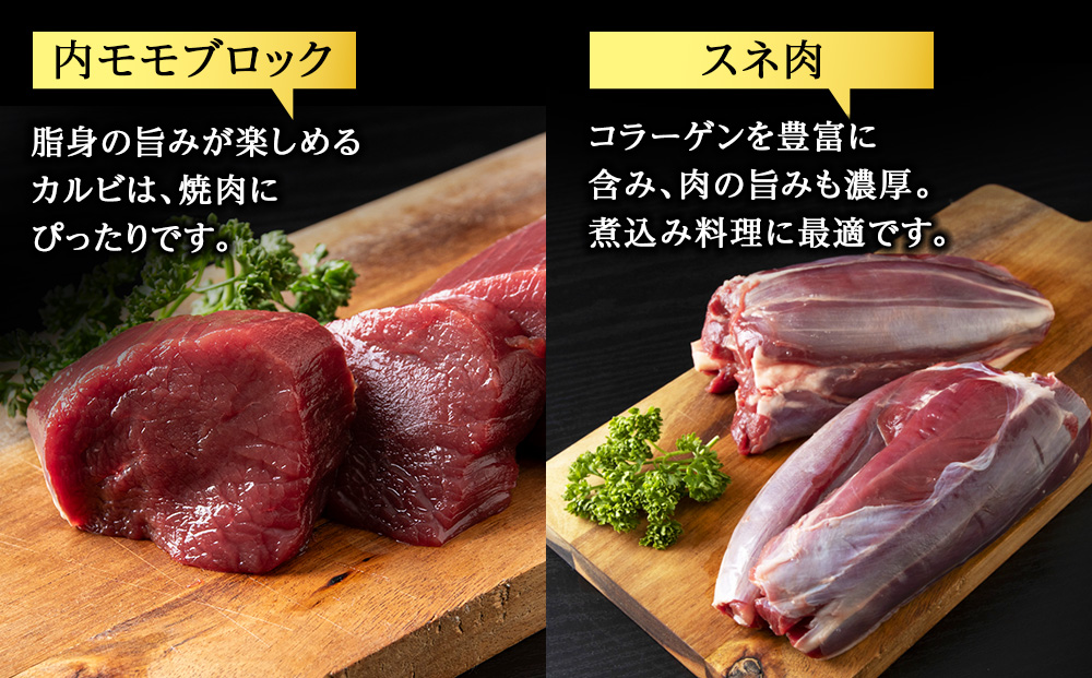 鹿ざんまい ジビエ 贅沢豪華10点セット 計2.8kg