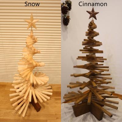 ふるさと納税 小牧市 木製ツリー Holiday Wood Tree (色:Snow)[127S08-01] |  | 02