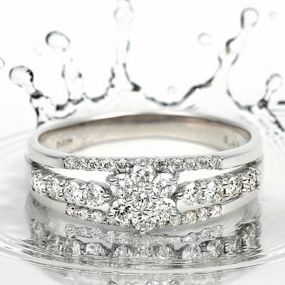 ふるさと納税 大月市 プラチナ ダイヤ リング 0.45CT   R3363DI-P #14 |  | 01