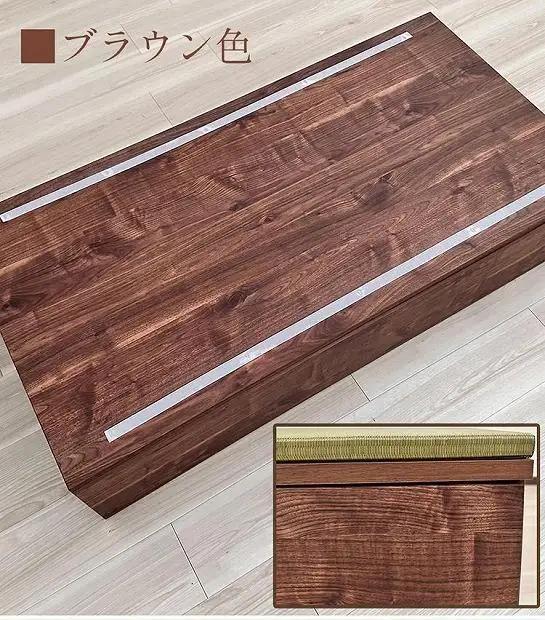 【高さ40cm ブラウン畳ユニット 引き出しタイプ】60cm×120cm（畳選べる）畳ユニット 小上がり 畳 収納 引き出し リビング 高床式ユニット