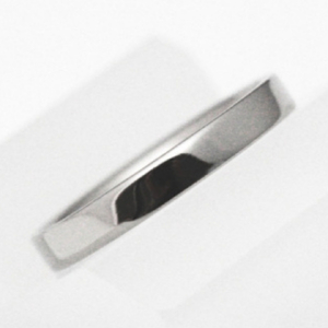 純チタン平打リング (幅2.5mm) 9号 | アクセサリー リング